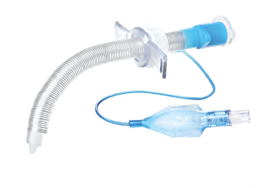 Зміцнена трахеостомічна трубка з регульованим фланцем без манжет, довга, розмір 7,0, Sumi